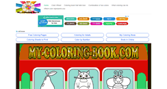 Desktop Screenshot of my-coloring-book.com